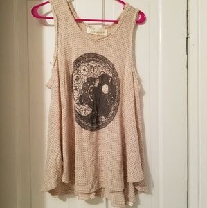 Pink and Gray Zodiac Tank